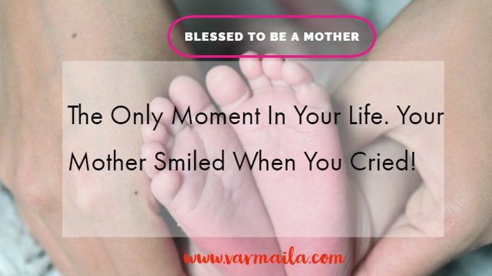 Blessed To Be A Mother